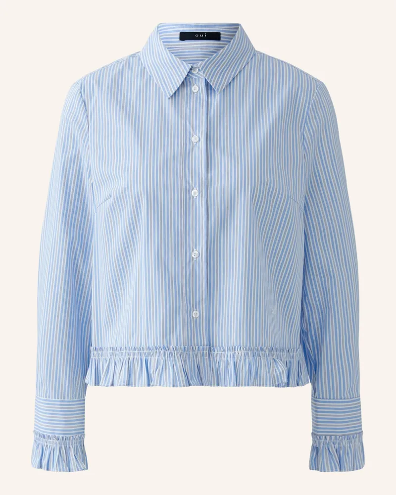 Oui  Bluse Blau