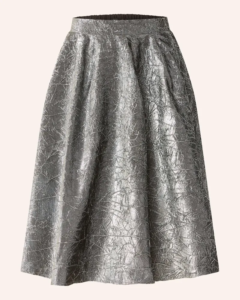 Miss Goodlife Rock mit Glitzergarn Grau