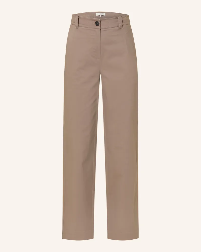Marc O'Polo Marlenehose braun Taupe
