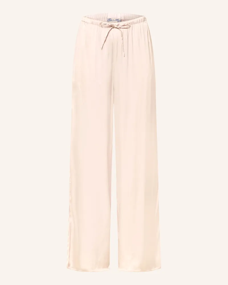 Essenza Schlafhose IDA UNI aus Satin Rosé