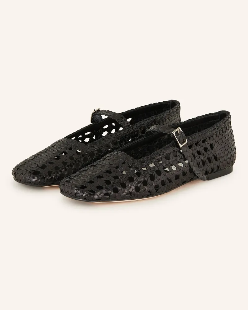 Miista Mary-Jane-Ballerinas YEIDA Schwarz