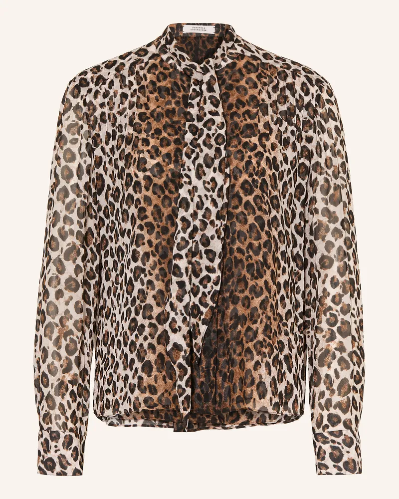 Dorothee Schumacher Bluse Wild At Heart Mit Abnehmbarer Schluppe beige Beige