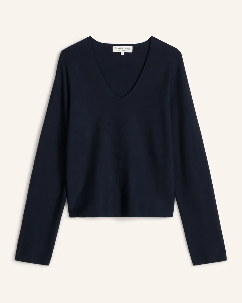 Marc O'Polo Seamless-Pullover blau Blau