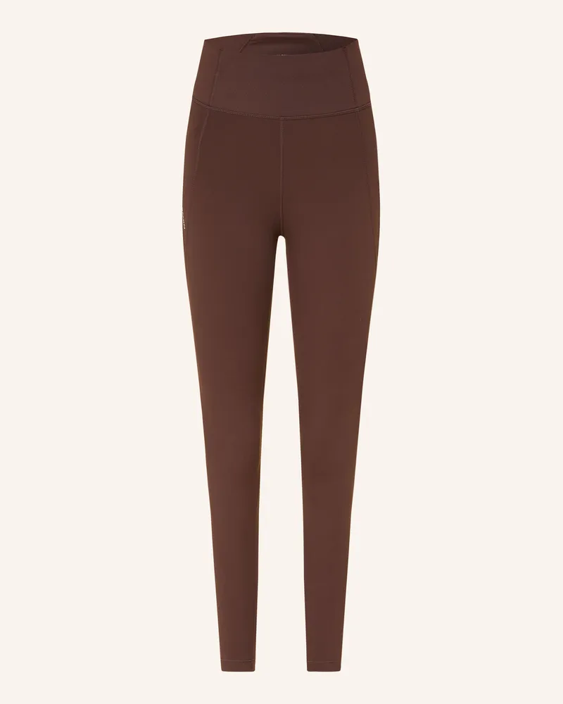 Salomon Lauf-Tights SHKOUT BLISS Braun