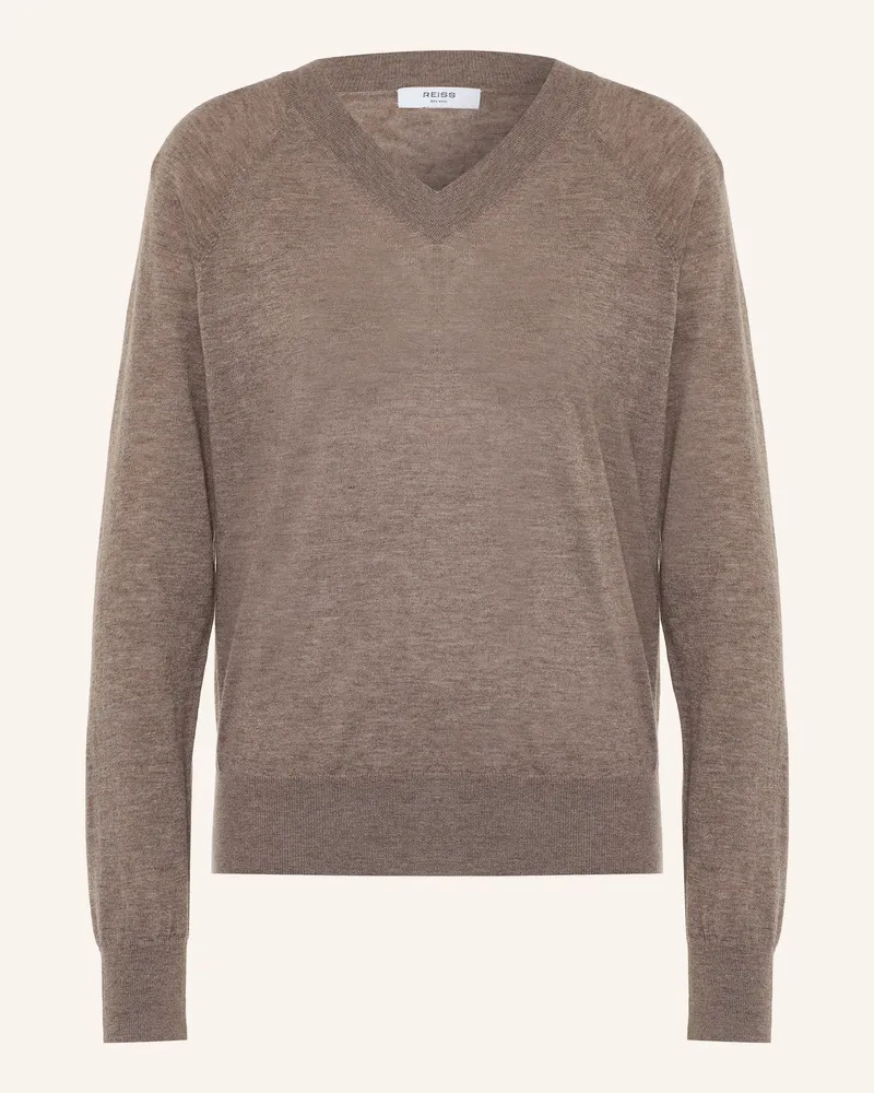 Reiss Pullover Paris Aus Merinowolle braun Braun