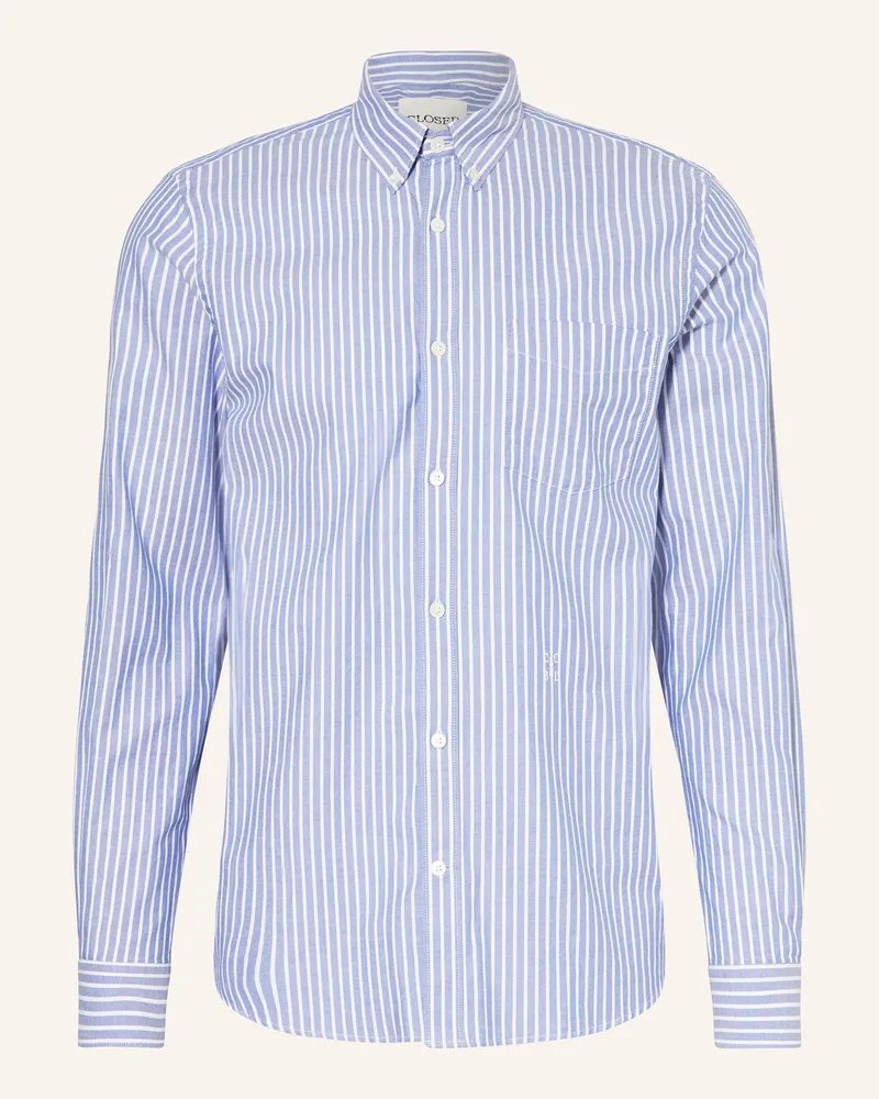 Closed Oxfordhemd Comfort Fit Blau