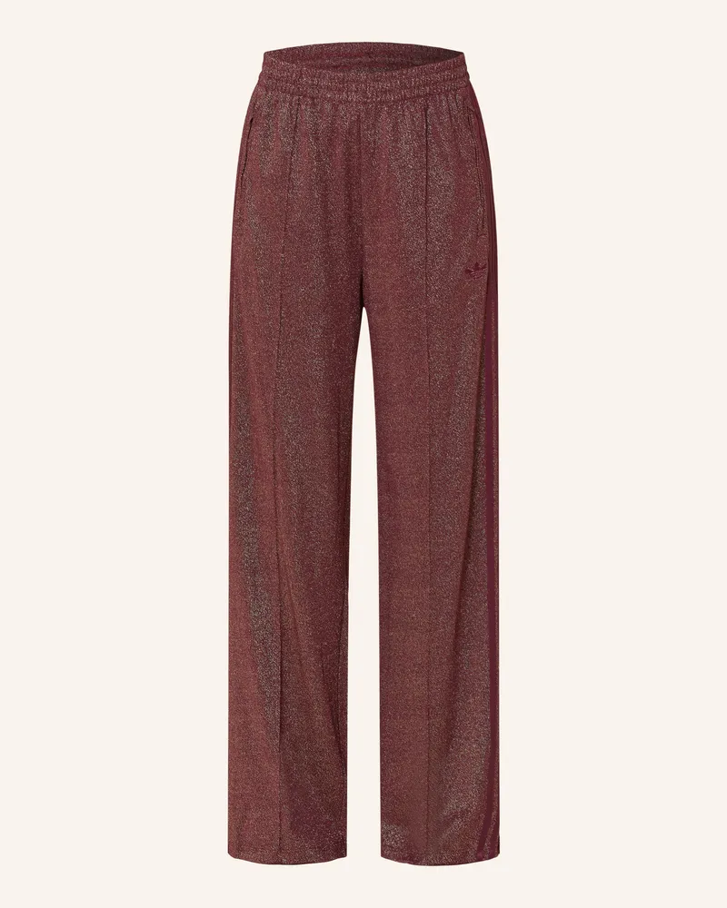 adidas Track Pants Fb Mit Glitzergarn rot Dunkelrot