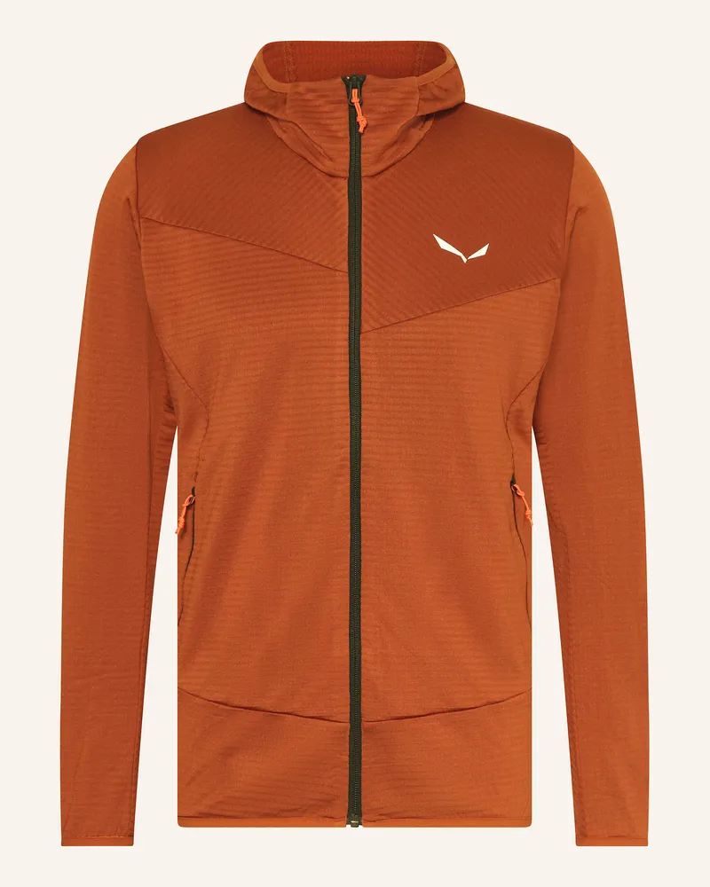 Salewa Midlayer-Jacke Puez Altavia gelb Dunkelorange