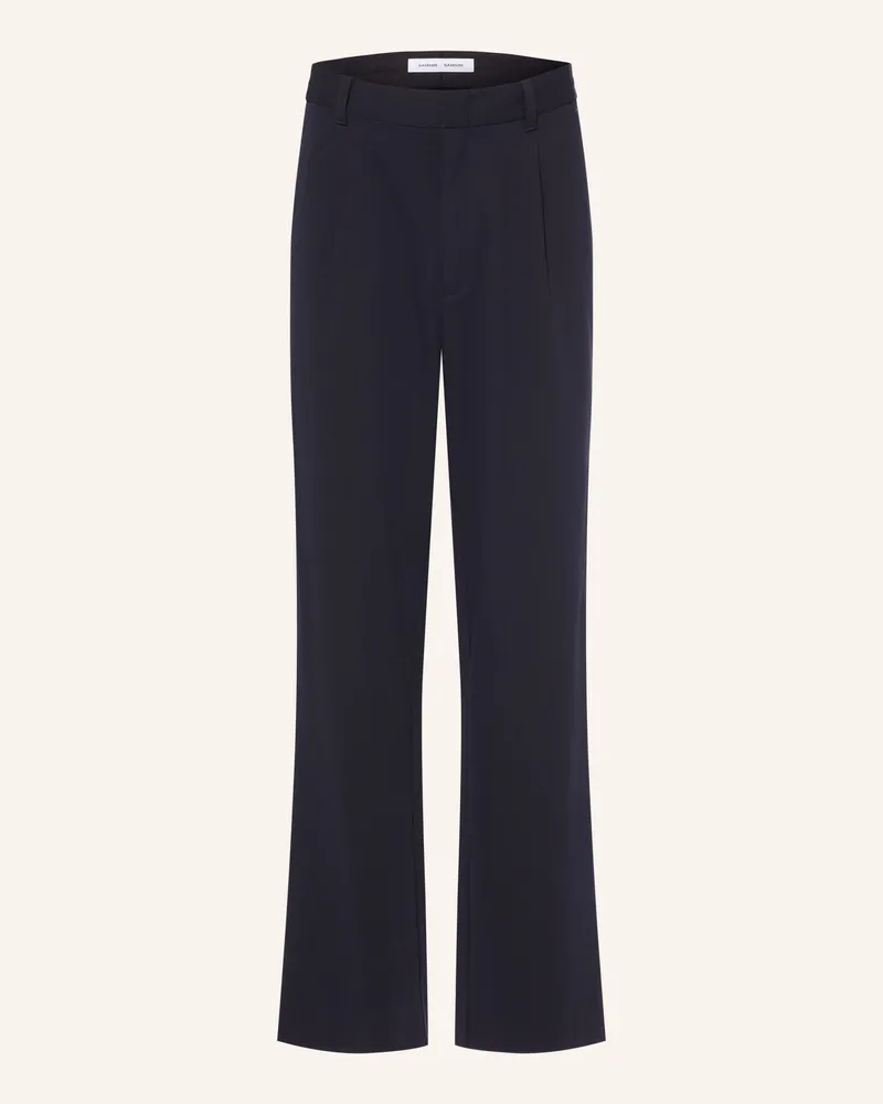 Samsøe & Samsøe Hose Valentin Loose Fit blau Dunkelblau