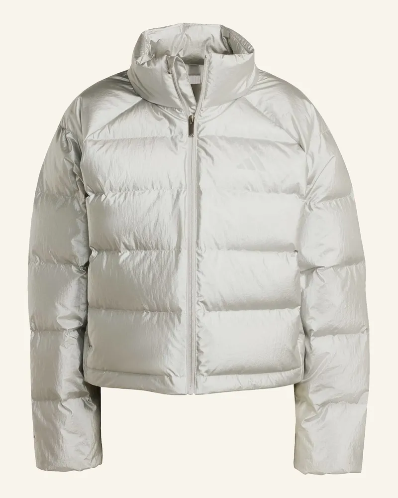 adidas HELIONIC HOLIDAY CLIMAWARM DAUNENJACKE Silber