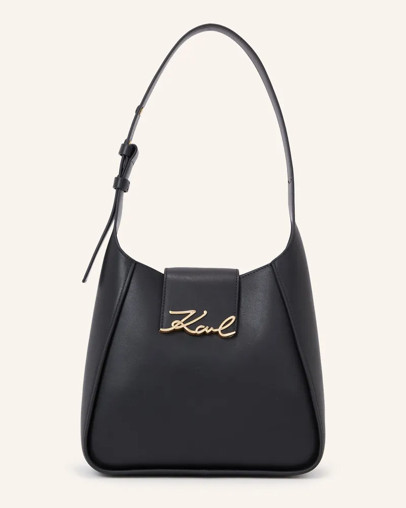 Karl Lagerfeld Hobo-Bag schwarz Schwarz