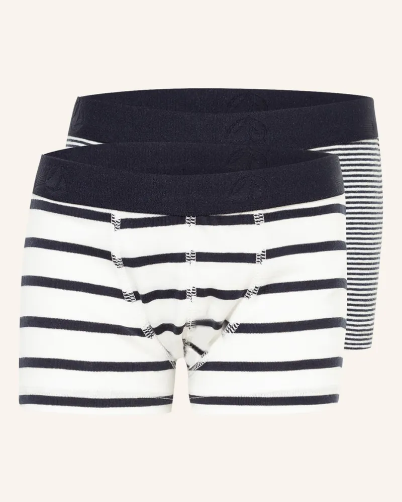 Petit Bateau 2er-Pack Boxershorts Schwarz