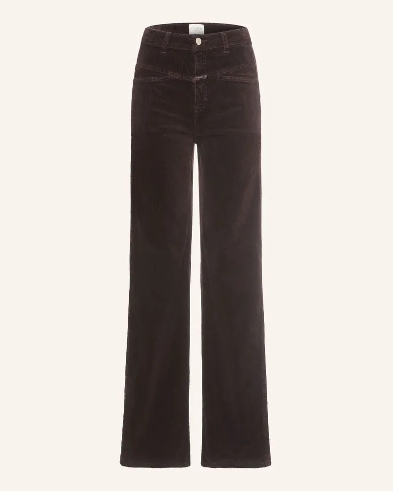 Closed Cordhose Tori-X braun Dunkelbraun