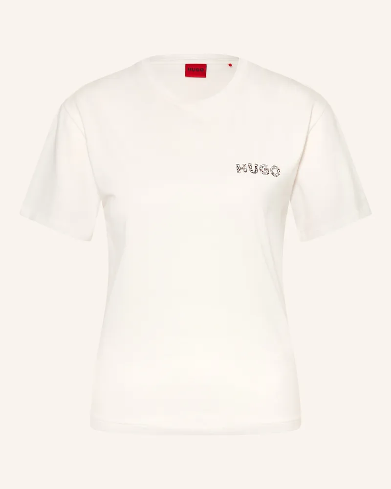 HUGO BOSS Schlafshirt Night weiss Weiss