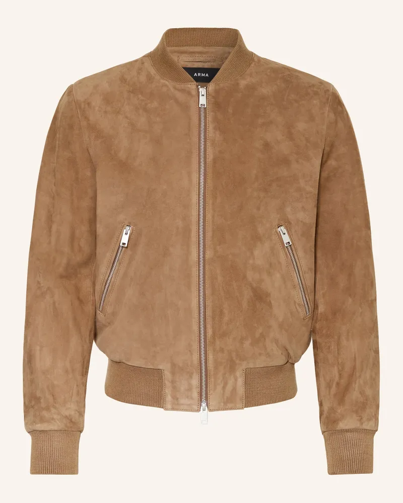 Arma Lederblouson Didier braun Braun