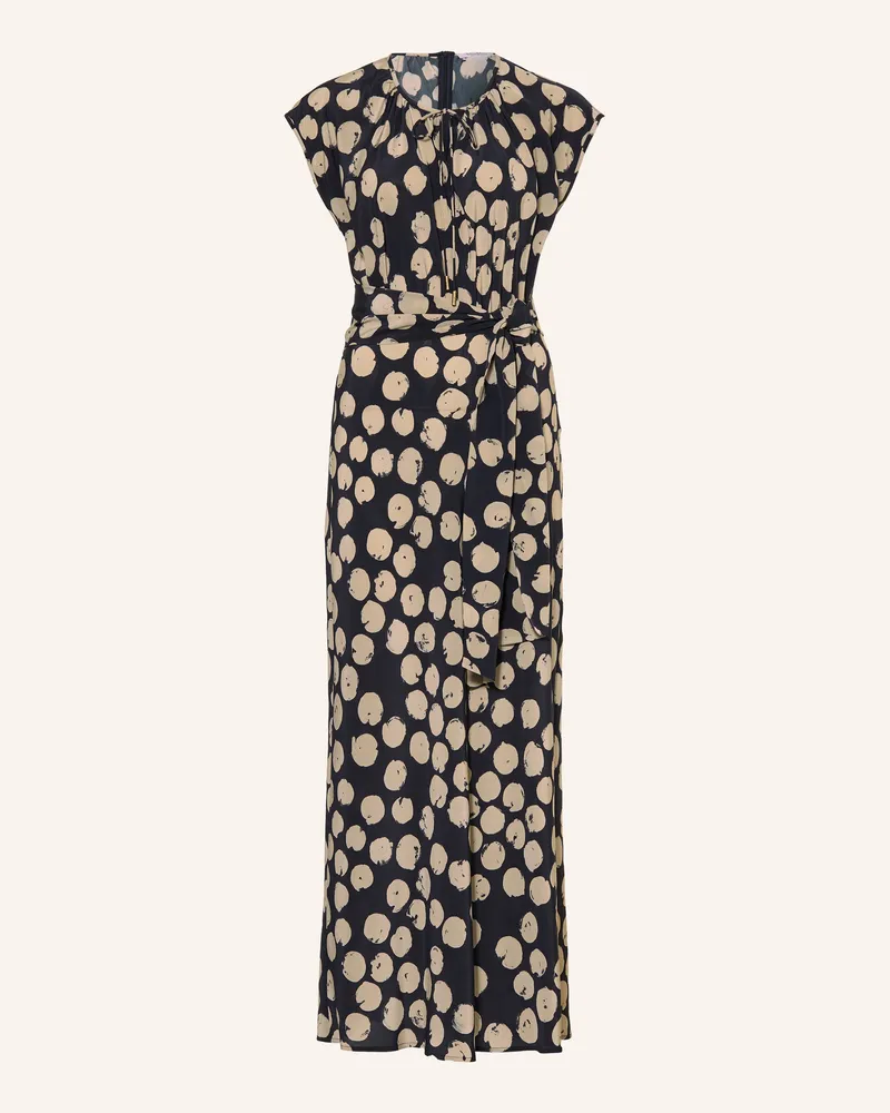 Max Mara Kleid Potema Aus Seide blau Dunkelblau