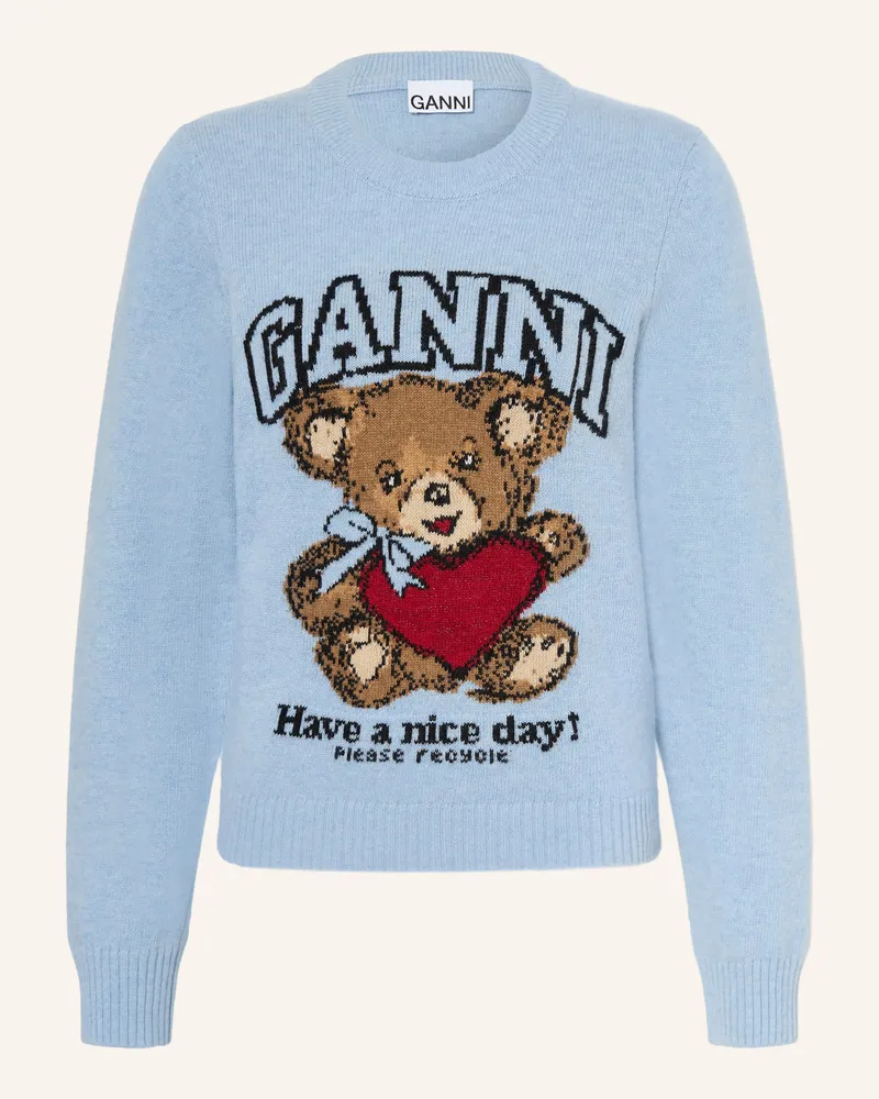 Ganni Pullover Blaugrau