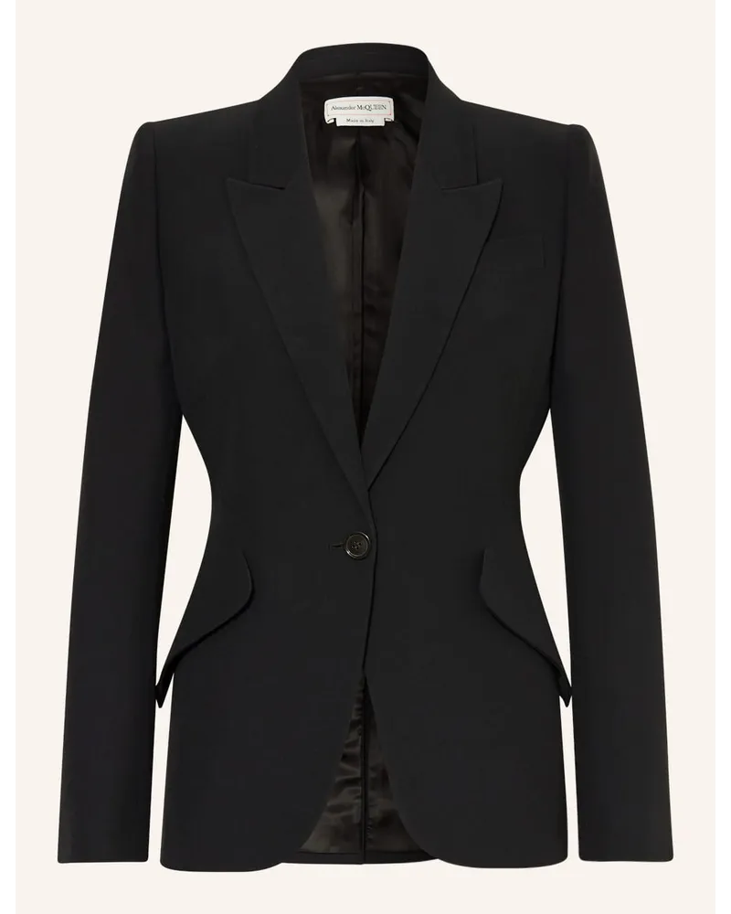 Alexander McQueen Blazer PEAK Schwarz