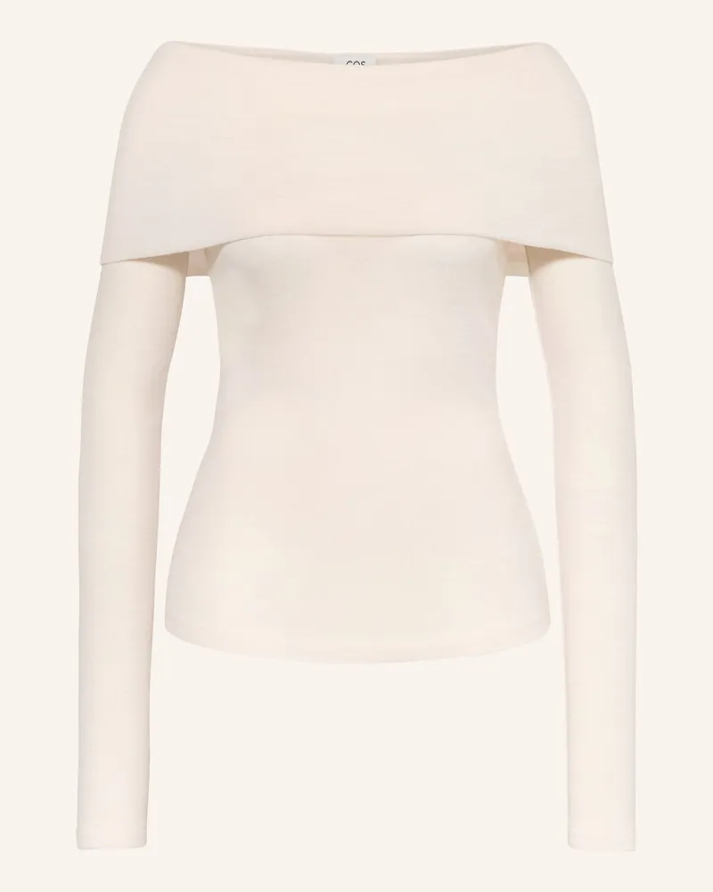 COS Off-Shoulder-Longsleeve Ecru