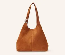 Hobo-Bag Mit Pouch braun