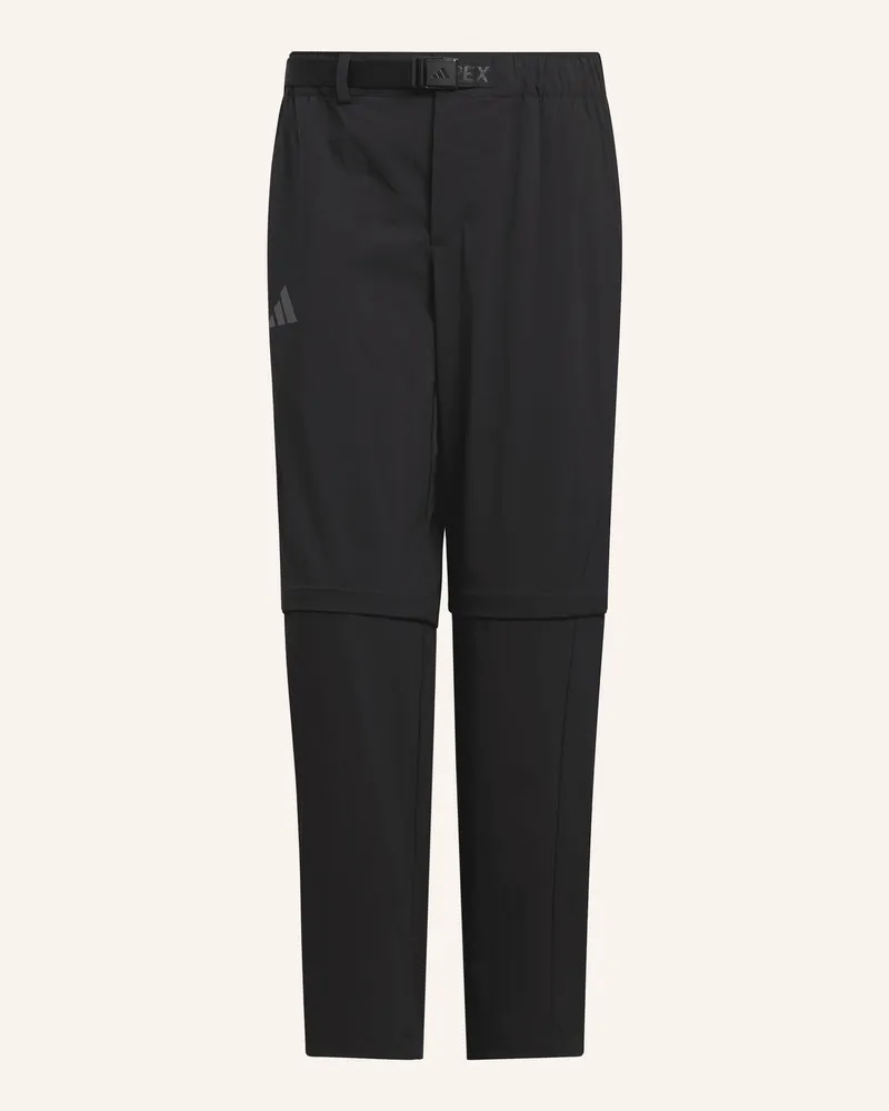 adidas Zipp-Off-Hose Xploric schwarz Schwarz