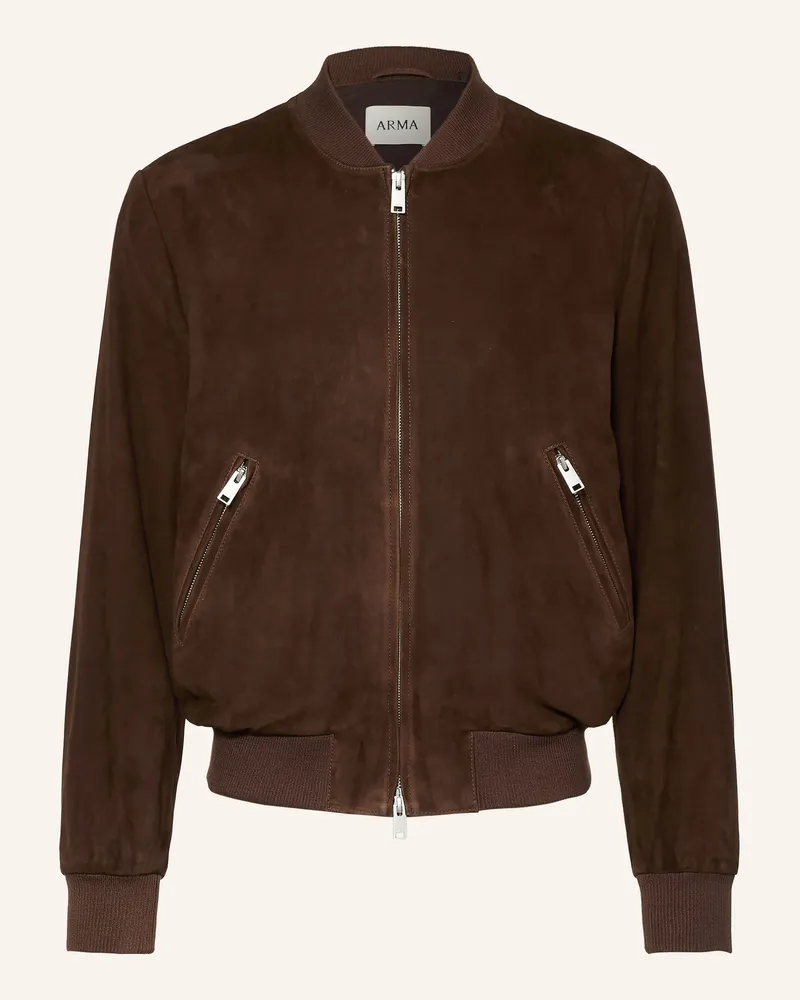 Arma Lederblouson Didier braun Dunkelbraun