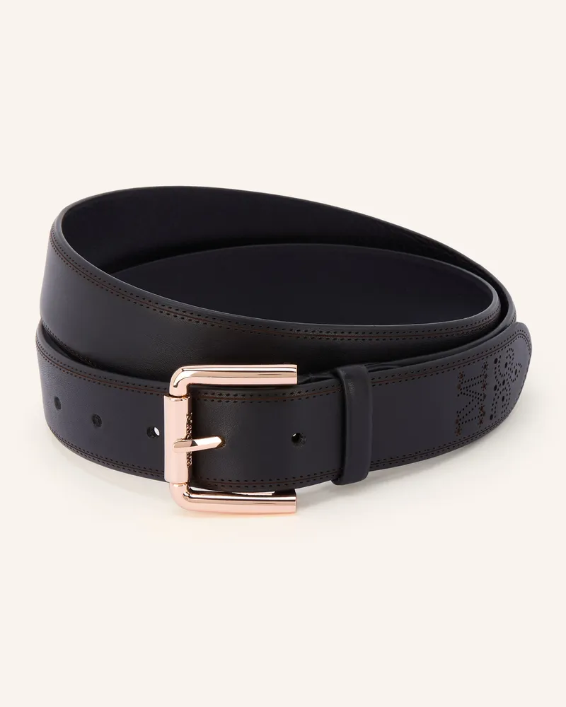 Max Mara Ledergürtel Mxaesodo schwarz Schwarz