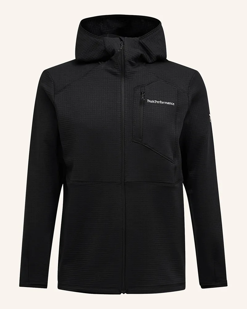 Peak Performance Fleecejacke TRAIL POLARTEC Schwarz