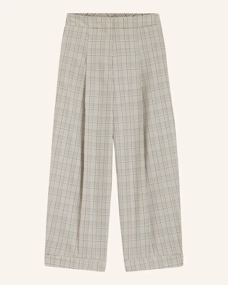 HUGO BOSS Business Hose TELDA1 Oversize Fit Weiss