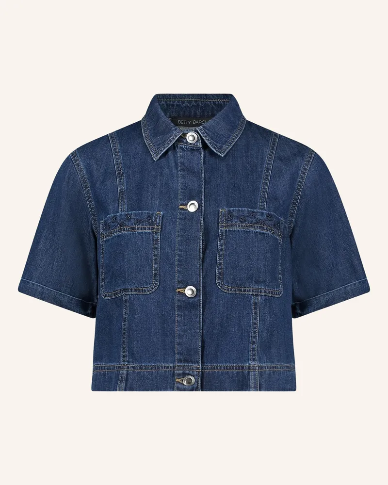 Betty Barclay Jeansbluse blau Dunkelblau