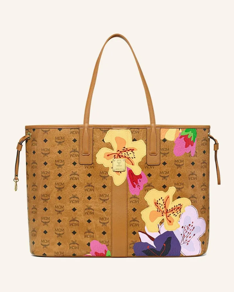 MCM Shopper Cognac