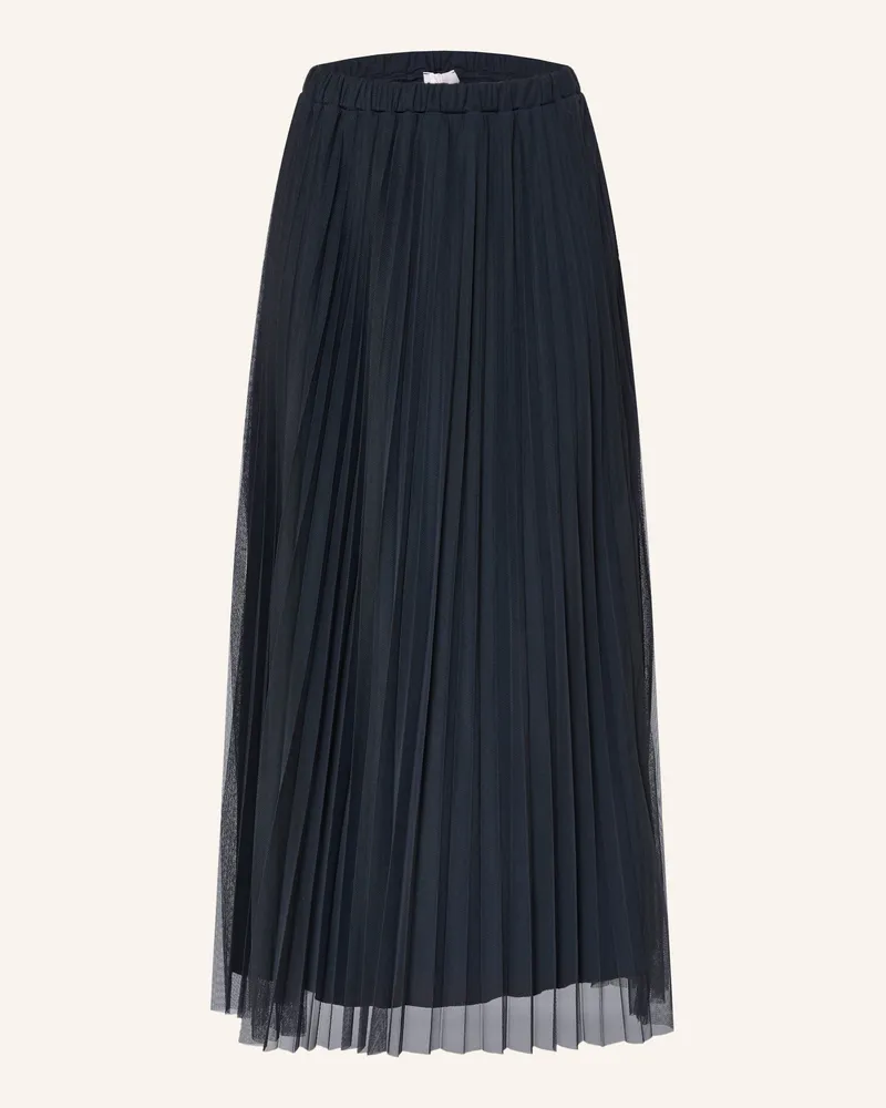 Rich&Royal Plisseerock blau Dunkelblau