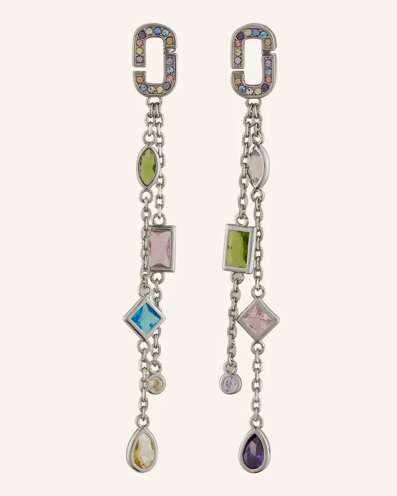 Marc Jacobs Ohrhänger THE J MARC LUXE GEM LINEAR EARRINGS Silber