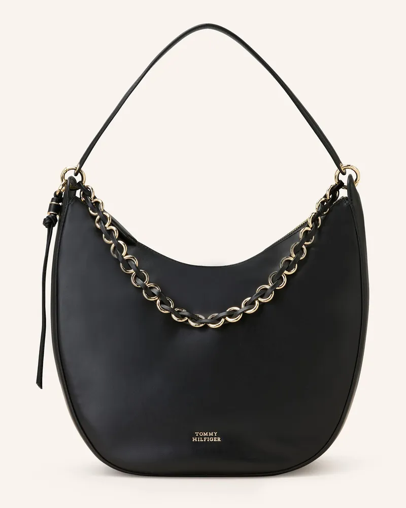 Tommy Hilfiger Hobo-Bag Schwarz