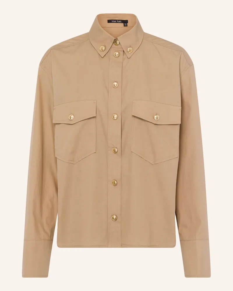 MARC AUREL Baumwollhemd Beige