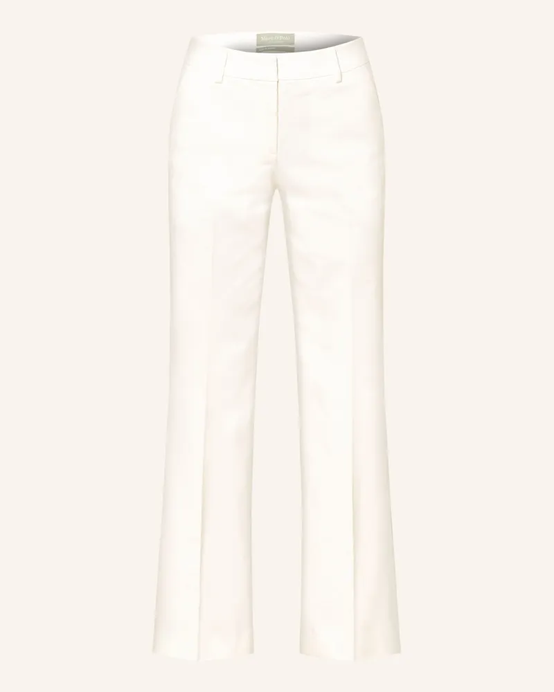 Marc O'Polo Marlenehose weiss Weiss