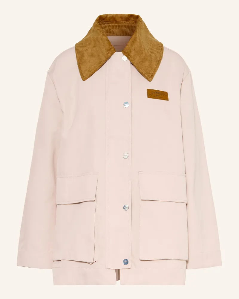 Ganni Jacke rosa Rosé