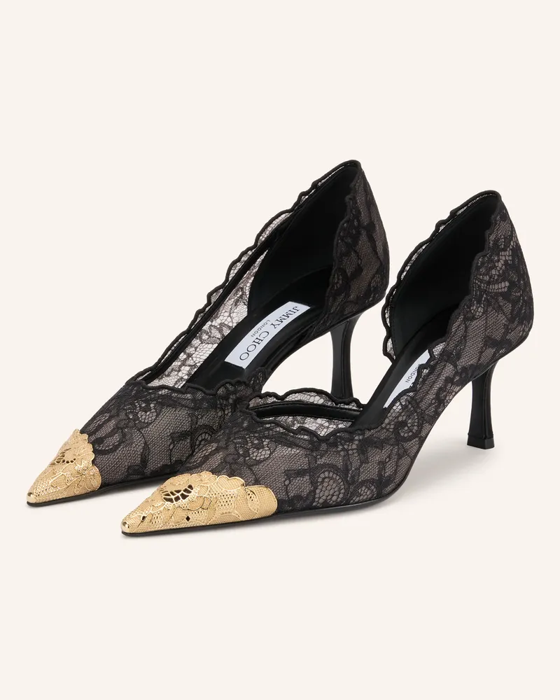 Jimmy Choo Pumps Faiz 65 Mit Spitze schwarz Schwarz