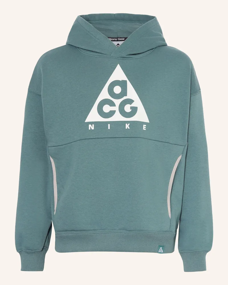 Nike Hoodie gruen Petrol