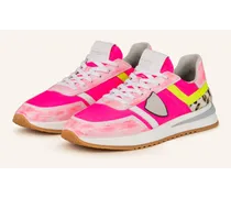 Philippe Model Sneaker TROPEZ 2.1 - NEONPINK/ NEONGELB Pink