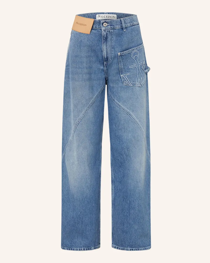 J.W.Anderson Boyfriend Jeans blau 804