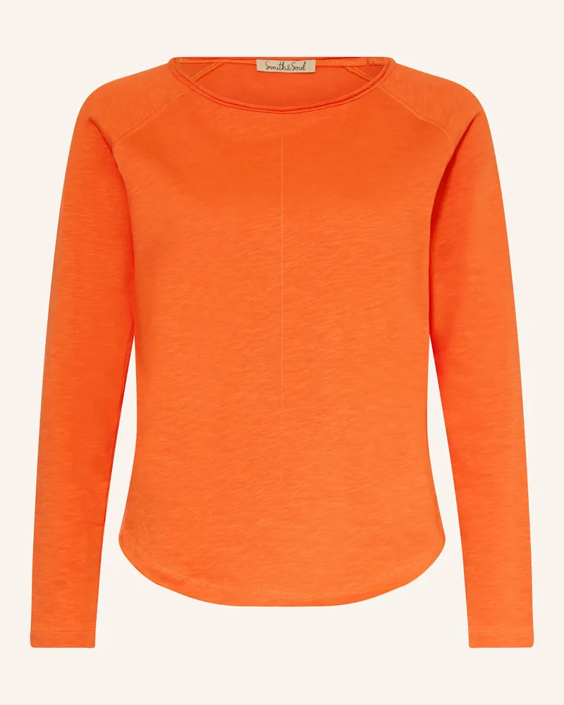 Smith & Soul Longsleeve orange Rot