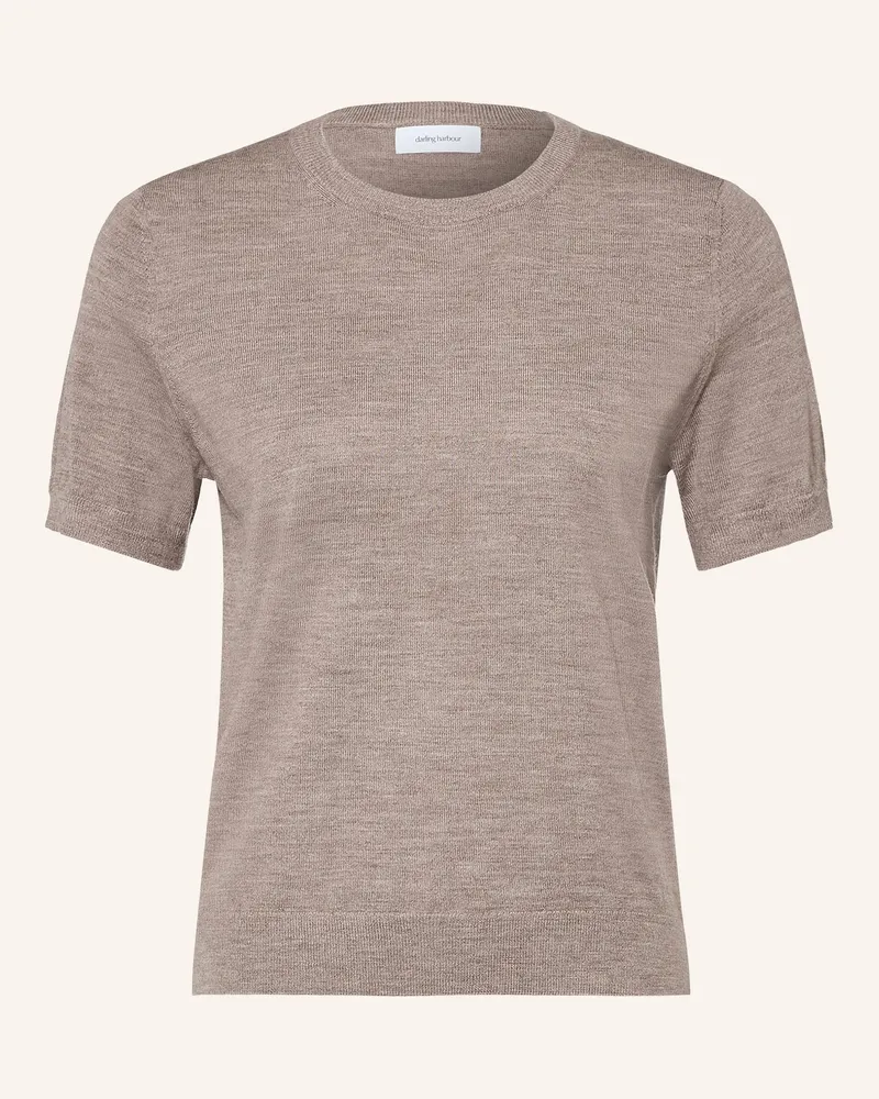 Darling Harbour Strickshirt Aus Merinowolle beige Stone