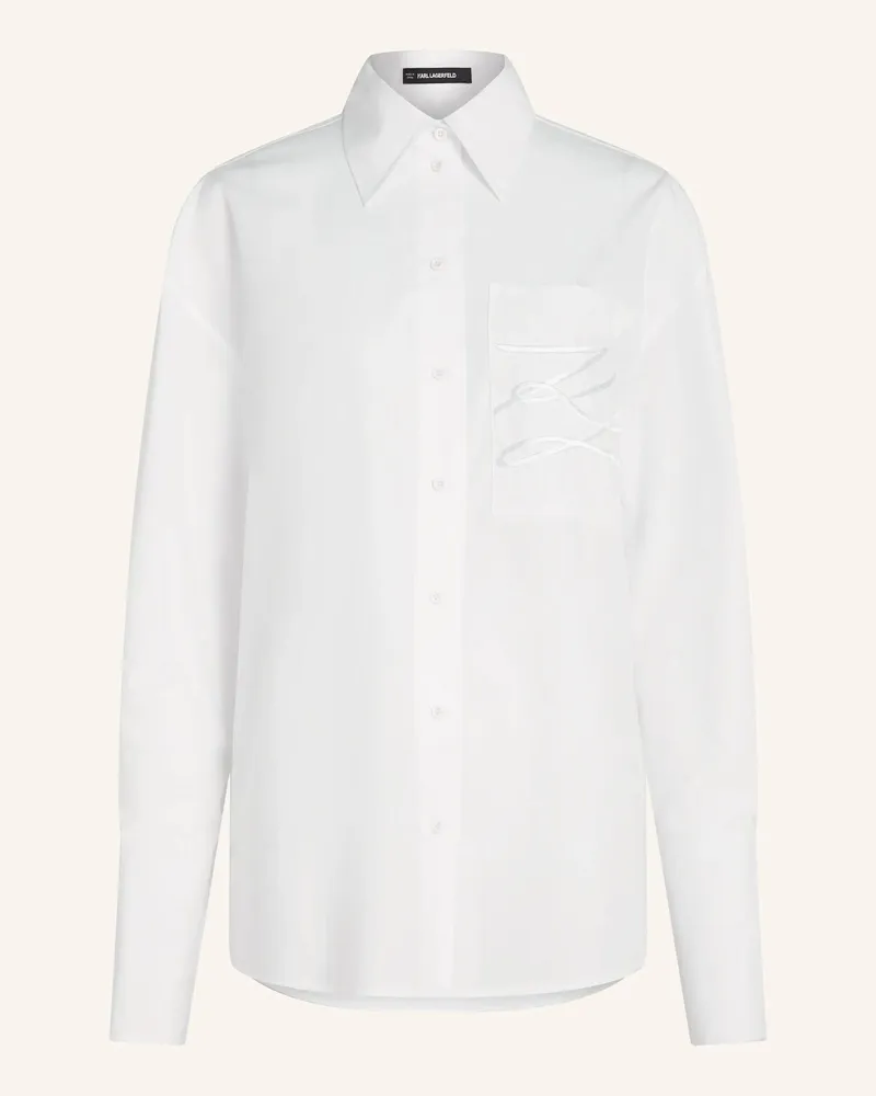 Karl Lagerfeld Bluse Weiss