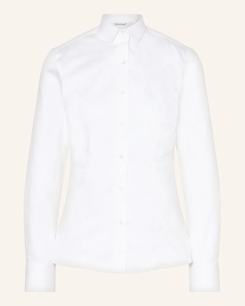 Soluzione Hemdbluse weiss Weiss