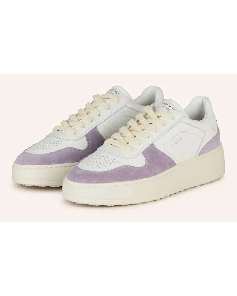 Copenhagen Sneaker CPH75 - WEISS/ HELLLILA Weiss