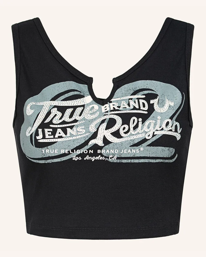 True Religion Tank Top schwarz Schwarz