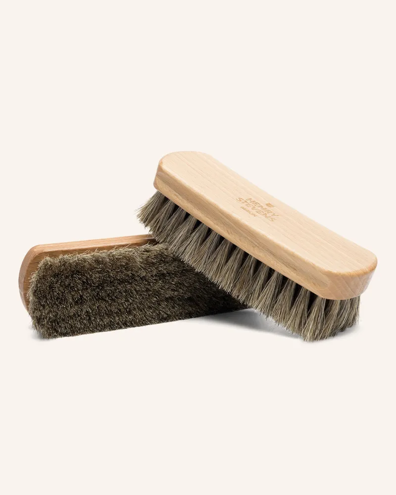 Henry Stevens Schuhbürsten Rosshaarbürste-Hell beige Hell