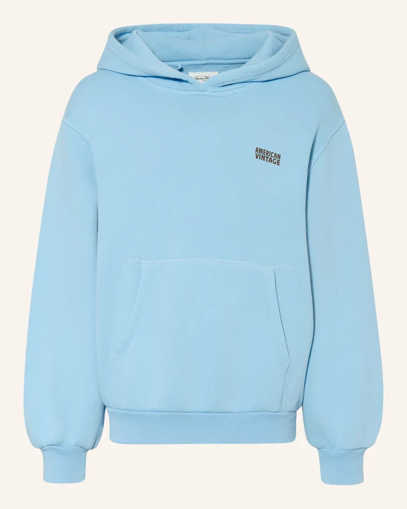 American Vintage Hoodie blau Hellblau