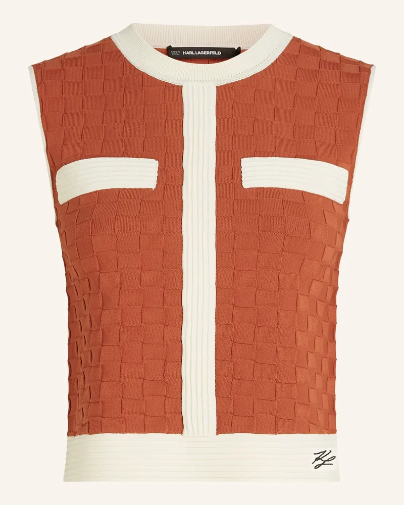 Karl Lagerfeld Top Orange